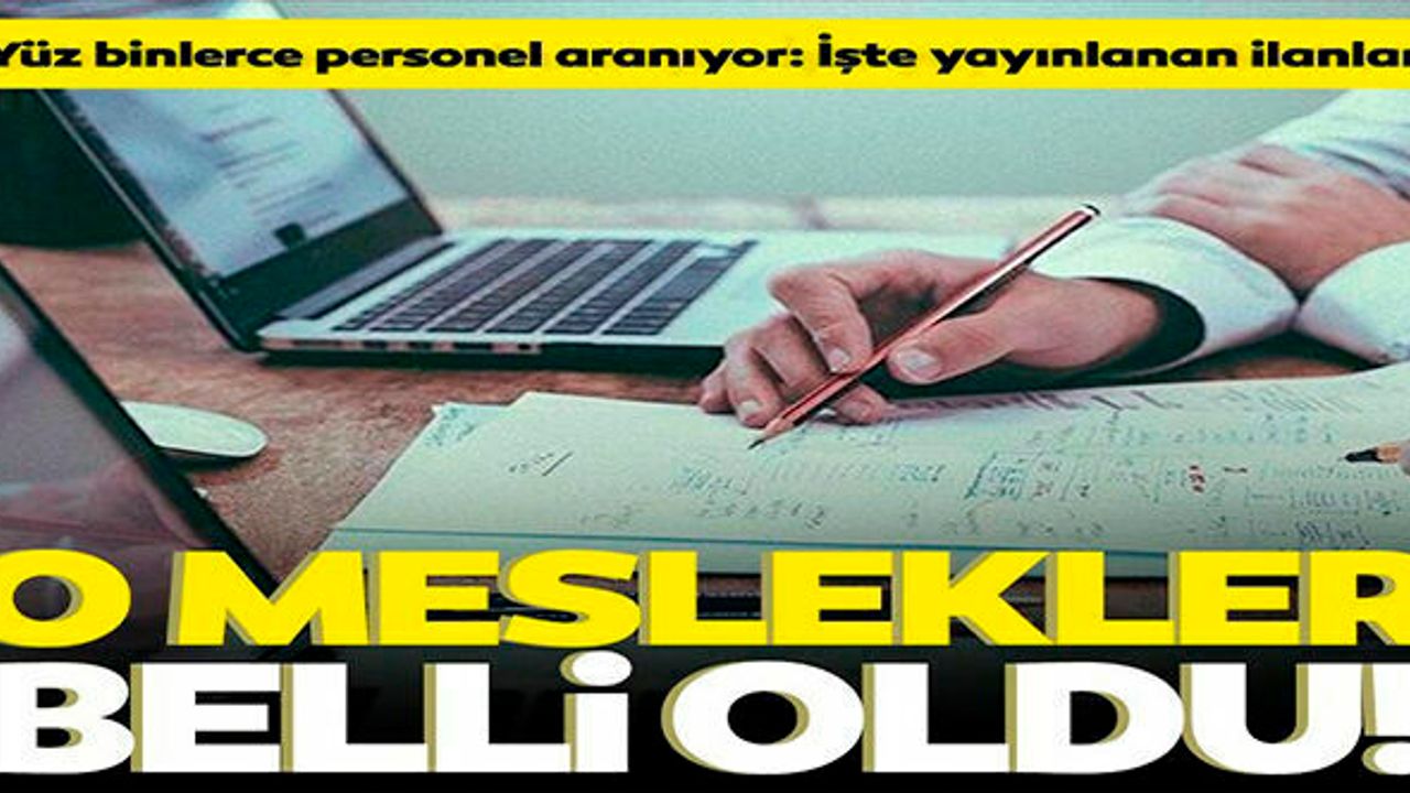 İŞKUR işçi ve personel alım ilanları neler?