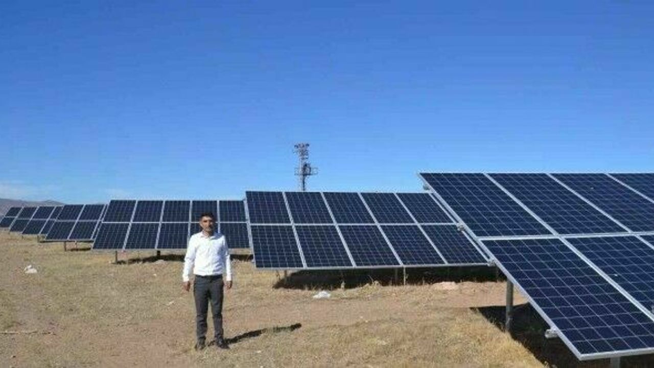 Belediye kurdu, neredeyse tüm beldenin elektrik ihtiyacını karşılıyor