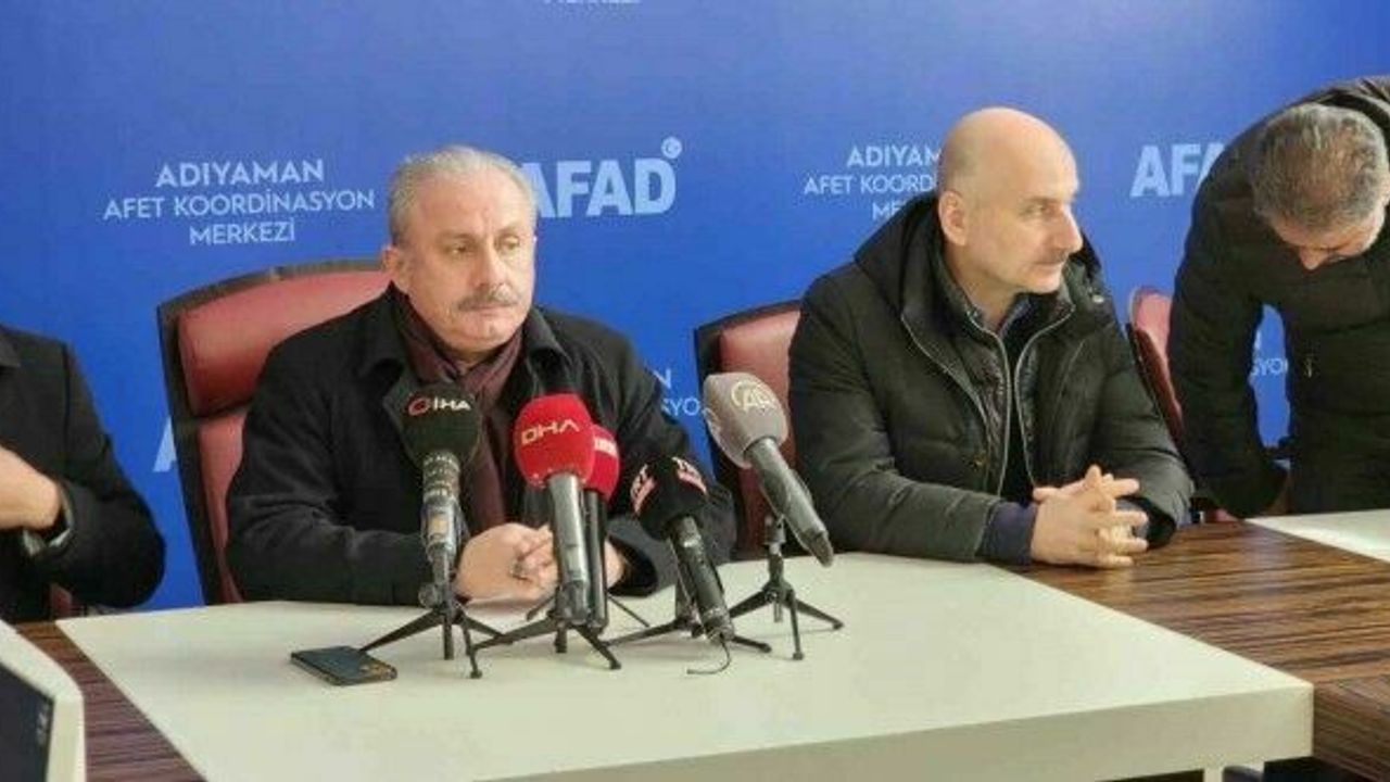 TBMM Başkanı Şentop; "Sağlam zeminlerde, sağlam binalar inşa etmek konusunda dersler çıkartmalıyız"