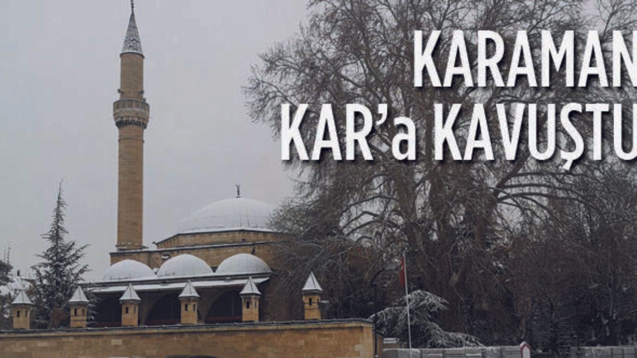 Güne beyaz örtü ile uyandık