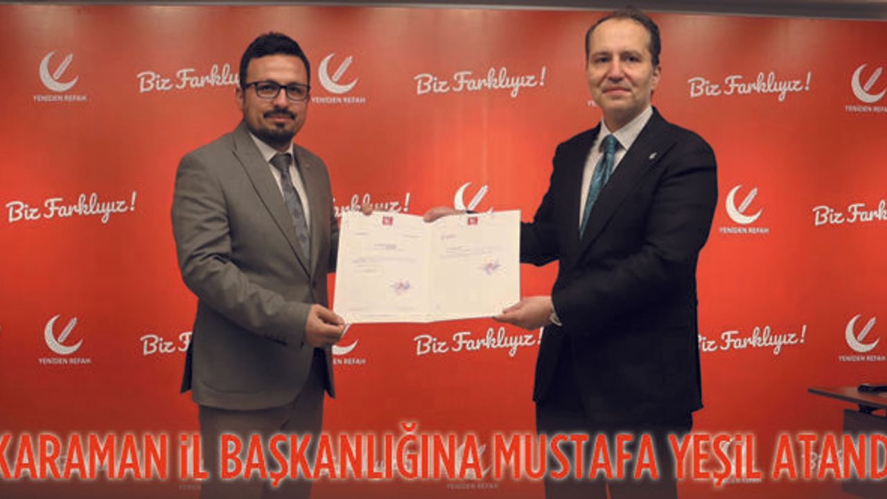 Yeniden Refah'a Yeni il Başkanı