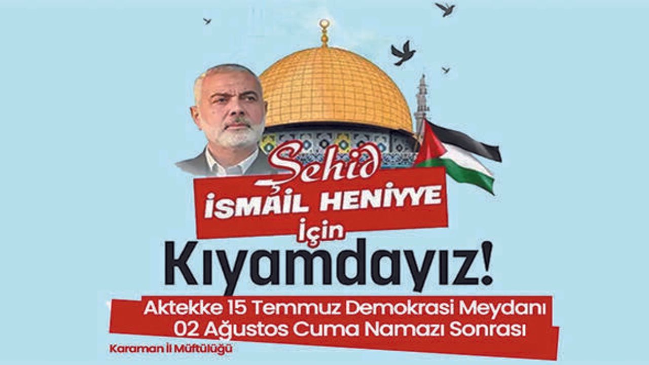 Karaman İl Müftülüğü'nden Ümmete Davet