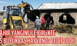 Köyde Ahır Yangını