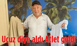 Tişört aldı atlet çıktı
