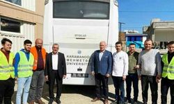 KMÜ deprem bölgesinde aşevi kurdu
