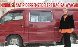 Minibüsün Geliri depremzedelere