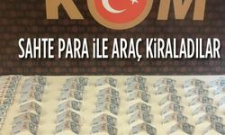 Sahte parayla araç kiralayan şahıslar yakalandı