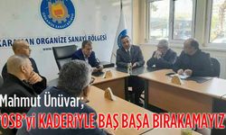 Ünüvar OSByi ziyaret etti