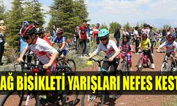 Dağ Bisikleti yarışları NEFES KESTİ