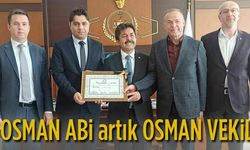 Osman Sağlam Mazbatasını aldı
