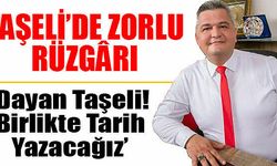 Taşeli'de Zorlu Rüzgarı