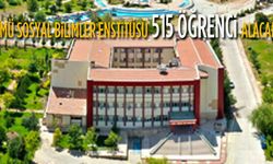 Sosyal Bilimler 515 öğrenci alacak