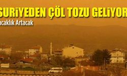 Sıcakla Birlikte Çöl Tozu Geliyor