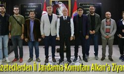 Gazetecilerden Jandarma Komutanına Ziyaret