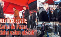 Ülküsever Pazarı ziyaret etti