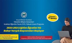 Tezsiz Yüksek Lisans Başvurusu açıldı