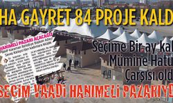 Seçim Yaklaşınca işler hızlandı