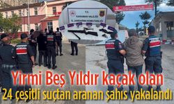 24 ayrı suçtan aranan şahıs yakalandı
