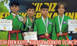 Melih Eren Türkiye üçüncüsü oldu