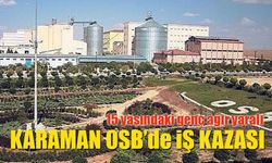 Karaman OSB'deki tesiste patlama