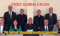 Terörist başı pkk kendisini lağvetmeli dedi