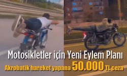 Motosikletle bunları yapanlar yandı..!