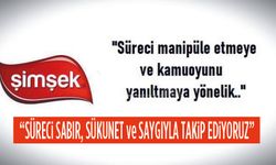 ŞİMŞEK'ten Yargısız infaza tepki!
