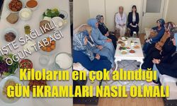 Gün tabağına sağlıkçı eli değdi