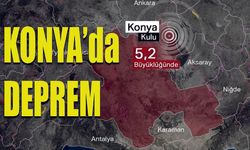 Konya’da 5.2 Büyüklüğünde Deprem! çevre iller hissetti