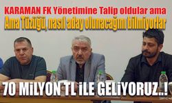Karaman FK'ya Talip oldular ama tüzükden haberleri yok