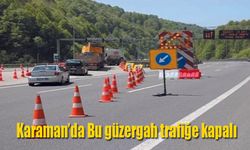 Patlatmalı yol çalışması nedeniyle yol kapandı