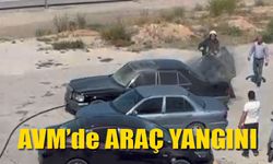 AVM Otoparkında Araç Yangını