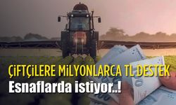 Çiftçiye vadeli milyonlar, esnafa vergi üstüne vergi!