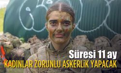 Kadınlara ilk kez zorunlu askerlik