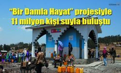 TDV “Bir Damla Hayat” projesiyle milyonlara ulaştı