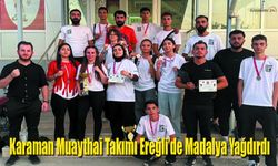 Karaman Muaythai Takımından Madalya yağmuru