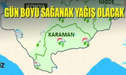 Karaman'da Kuvvetli Yağış Uyarısı