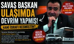 Hani İsrafı Kesmiştin! Araç Varken Neden Kiralama Yapıldı?