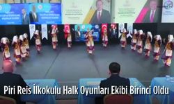 Piri Reis İlkokulu Halk Oyunları Ekibi Birinci Oldu