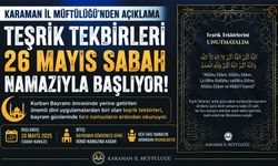 Sabah Namazıyla Birlikte Teşrik Tekbirleri Başlıyor