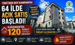 TOKİ’den Ev alacaklara Müjde: Karaman’da 120 Konut Satışta