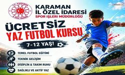 Özel İdare'den Çocuklara Ücretsiz Yaz Futbol Kursu