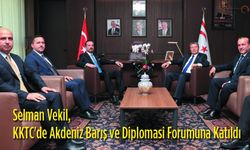 Selman Vekil, KKTC'de Akdeniz Barış ve Diplomasi Forumu'nda