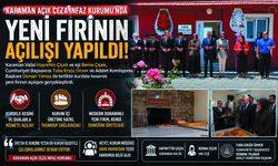 Karaman Açık Ceza İnfaz Kurumu Fırını Açıldı