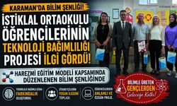 Karaman İstiklal Ortaokulu’ndan Dikkat Çeken Proje