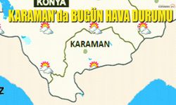 Karaman'da 22 Haziran Hava Durumu