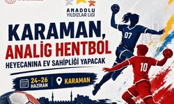 Karaman, ANALİG Hentbol Heyecanına Ev Sahipliği Yapacak