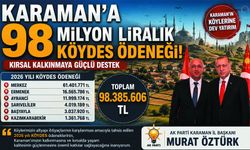 Karaman’a 98 Milyon Liralık KÖYDES Ödeneği