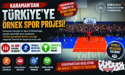 Karaman'dan Türkiye'ye Örnek Spor Projesi