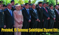 Vali Çiçek, 15 Temmuz Şehitliğini Ziyaret Etti
